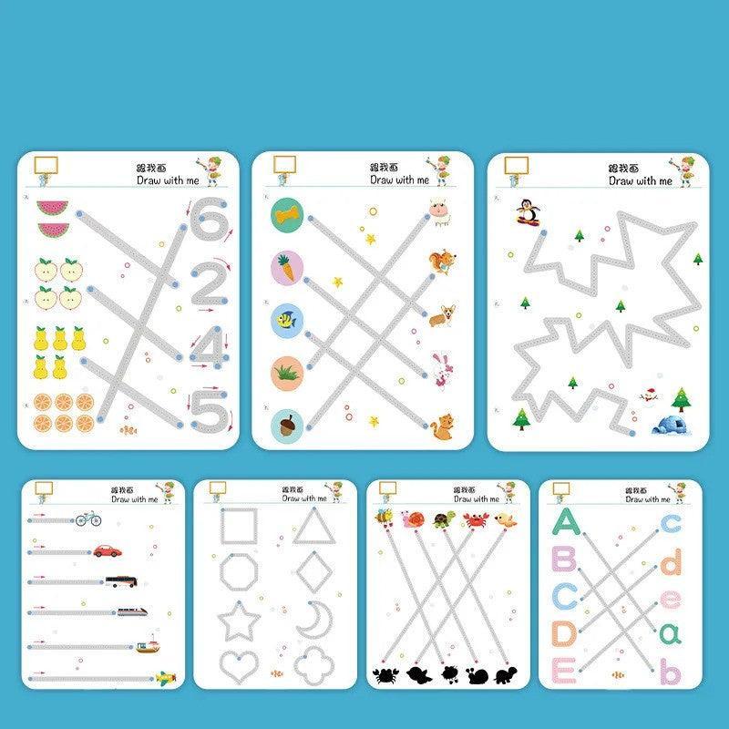A4 Kids Educational Learning Tracing Book